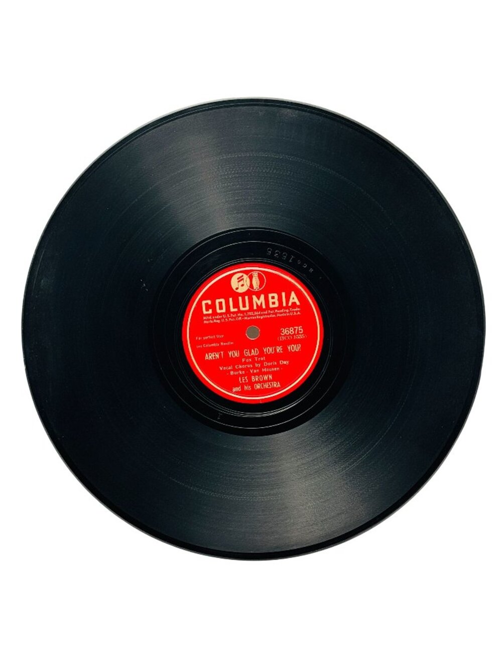 Les Brown Arent You Glad Youre You 10 Inch Shellac 78 RPM Columbia 36875 VG+